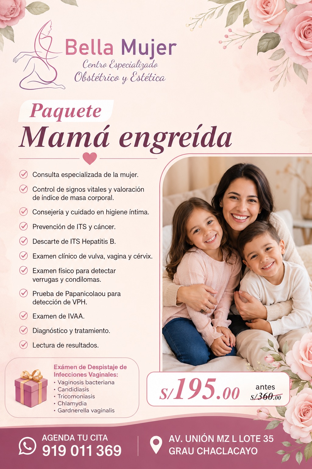 Paquete Mamá Engreída — S/ 195